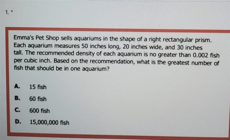 MS pet shop sells aquariums in the shape of a rectangular prism each aquarium measures-example-1