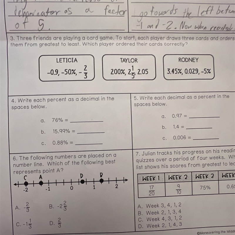 Please help ! This homework is due tn :( Please answer number 3. If u know any other-example-1