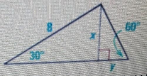 Special right triangle find the value of the variables answer must be in simplest-example-1