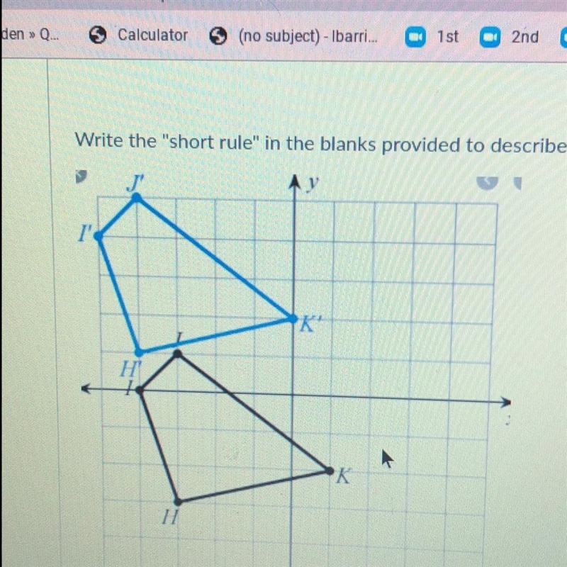 Write the "short rule" in the blanks provided to describe the transformation-example-1