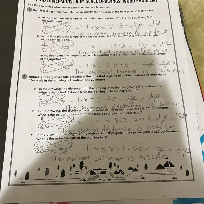 Can you please check number 4 and check parts a, b, and c to make sure it’s right-example-1