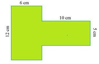 Find the area of the composite figure.A) 122 cm^2B) 72 cm^2C) 56 cm^2D) 96 cm^2-example-1