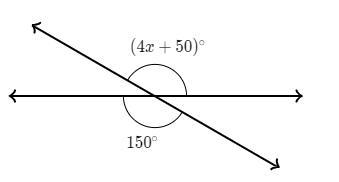 Solve for x in the diagram below.-example-1