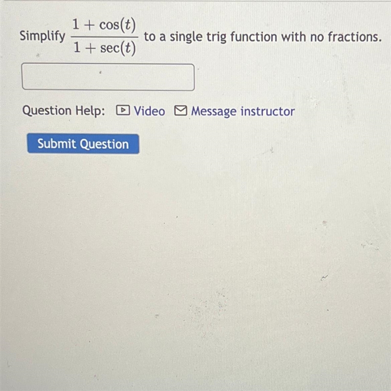 Simplify to a single trig function with no fractions.-example-1