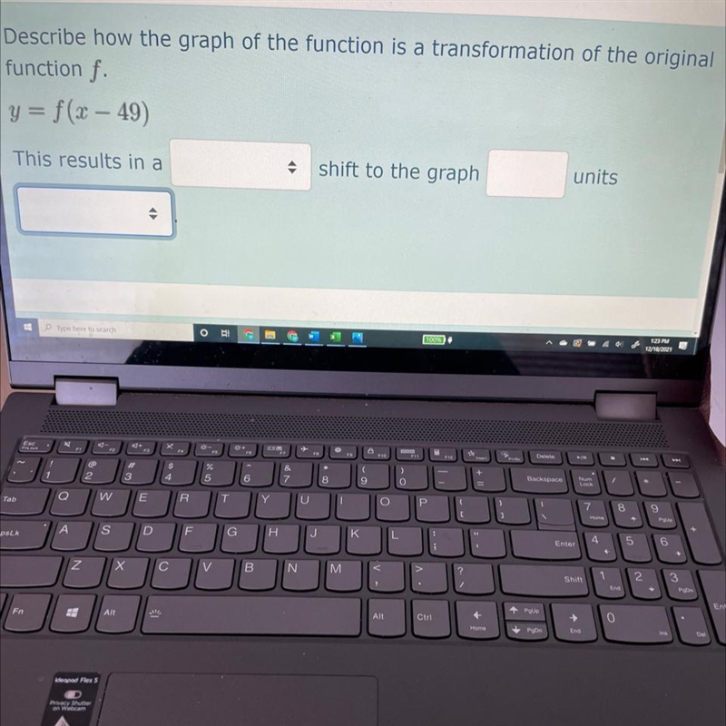 Describe how the graph of. box one vertical or horizontal box 3 up,right, left or-example-1