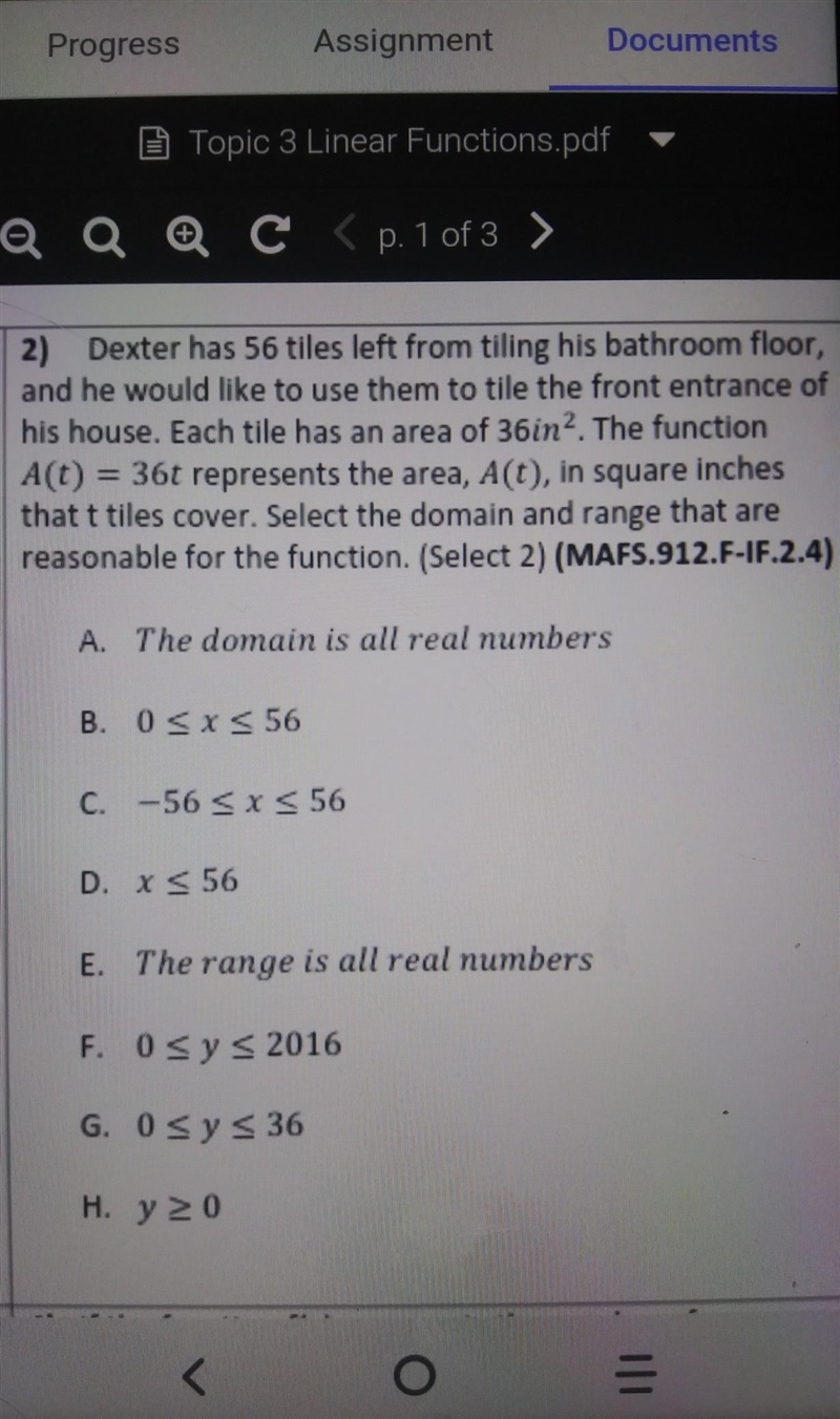 Dexter has 56 tiles left from tiling his bathroom floor, and he would like to use-example-1