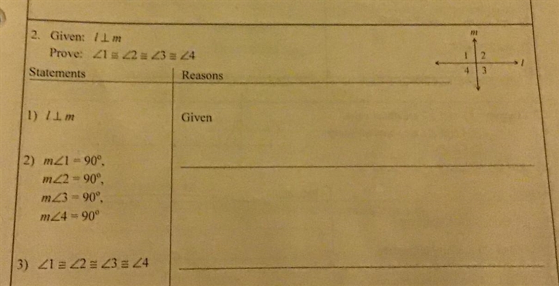 I need help with my geometry proof homework from 2-3-example-1