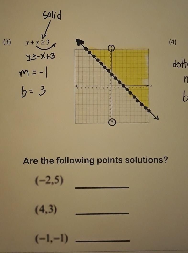 I just need the bottom questions answered. also please correct my graphing if it's-example-1