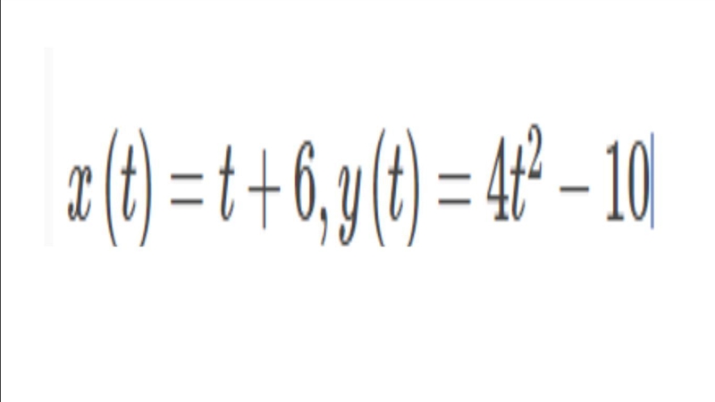 What is the rectangular form of the parametric equations?What interval does x fall-example-1