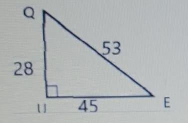 What is the value of cos Q?Write your answer as a simplified fraction.-example-1