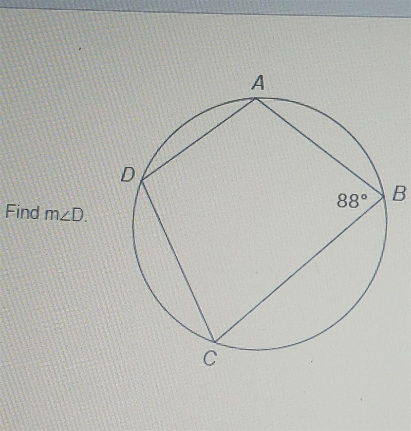 Find m2D. D C A 88° B​-example-1