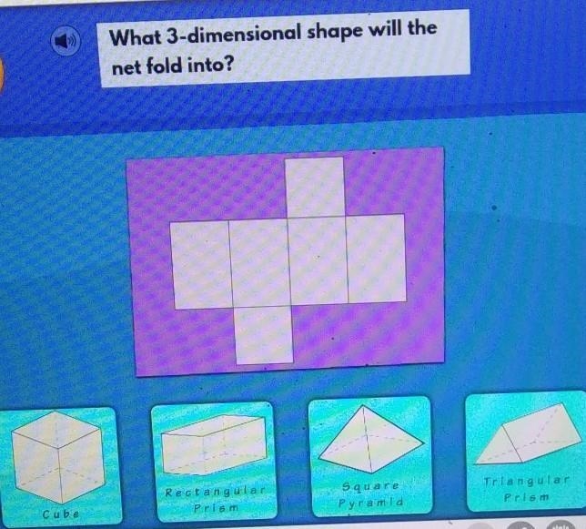 What 3-dimensional shape will the net fold into? (pic attached)-example-1