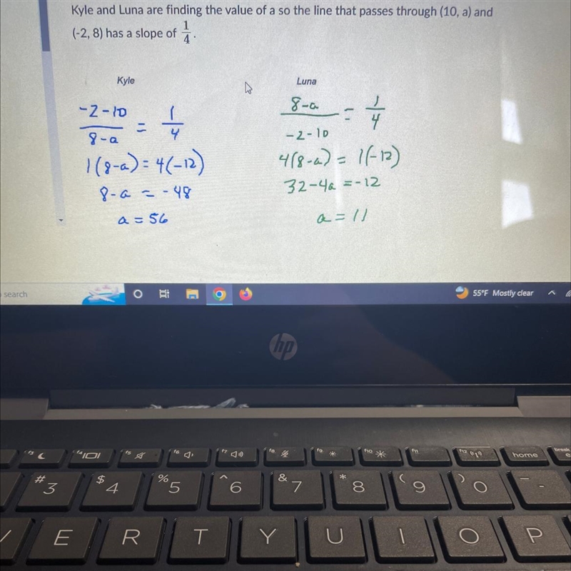 Are either of them correct? (problem in photo)-example-1