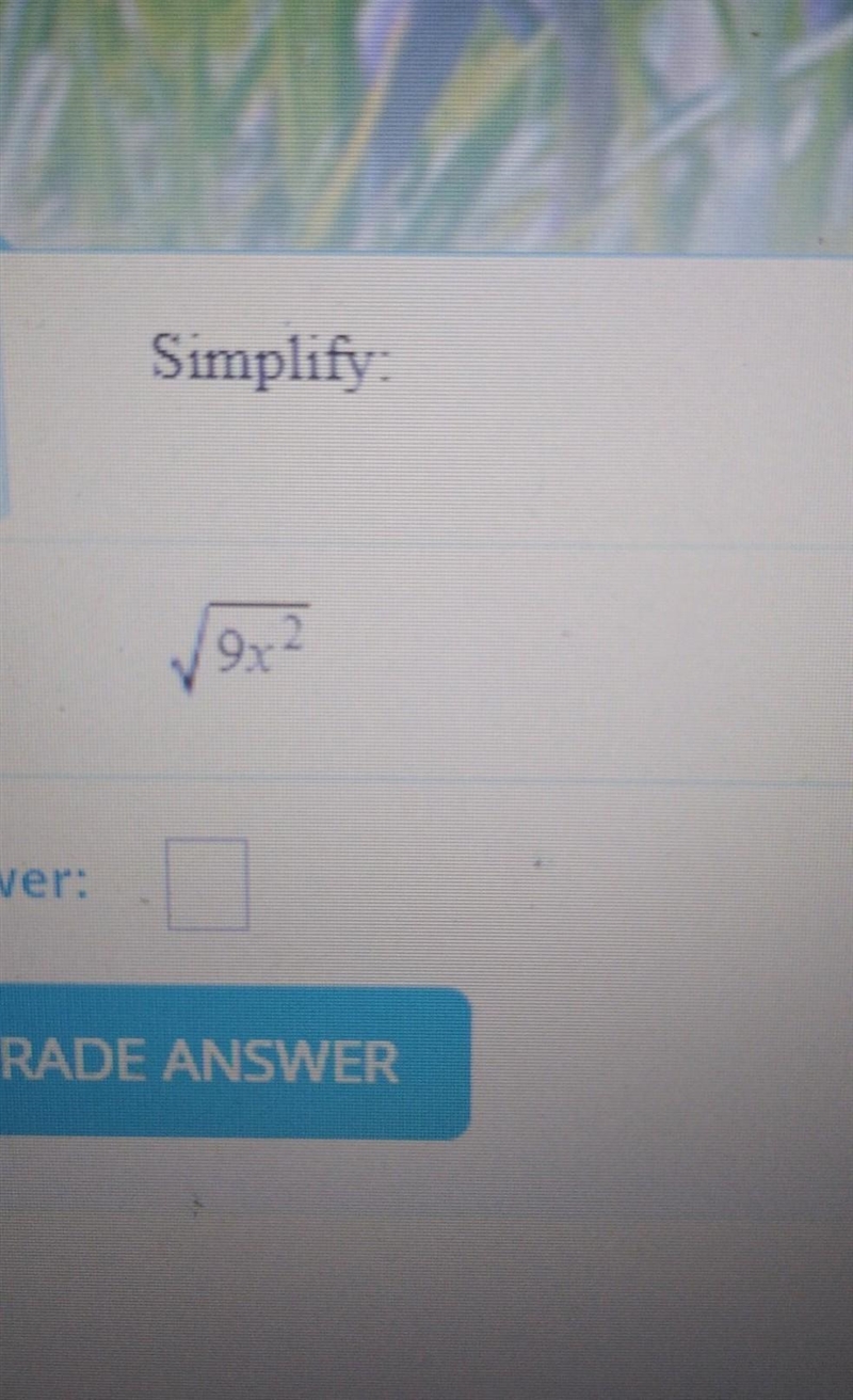 I got 3x but when I put it in the answer was wrong-example-1