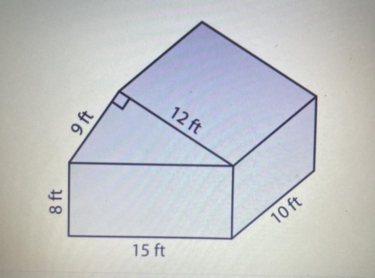 Find the volume . Round to the nearest tenth-example-1