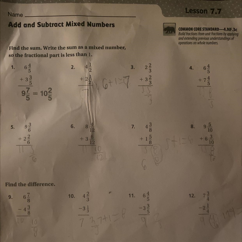 After I rewrite the fraction how do I get it to be less than one on the fractional-example-1