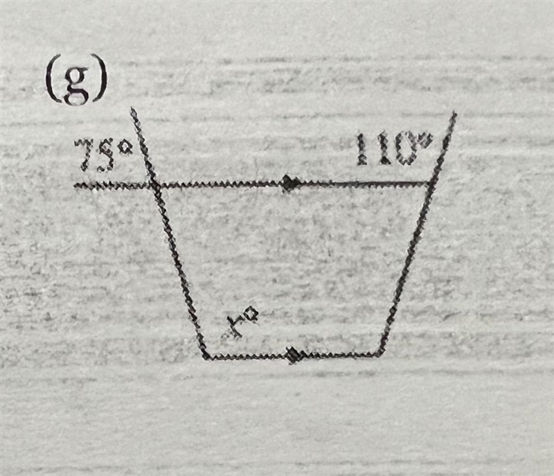 Find the value of x in th following image-example-1