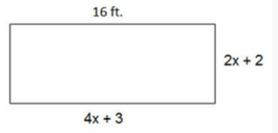 Find the perimeter of the rectangle. Do not round.A)49 feetB) 48 feetC) 59 feetD) 52 feet-example-1