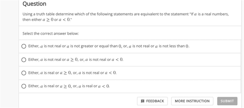 Using a truth table determine which of the following statements are equivalent to-example-1