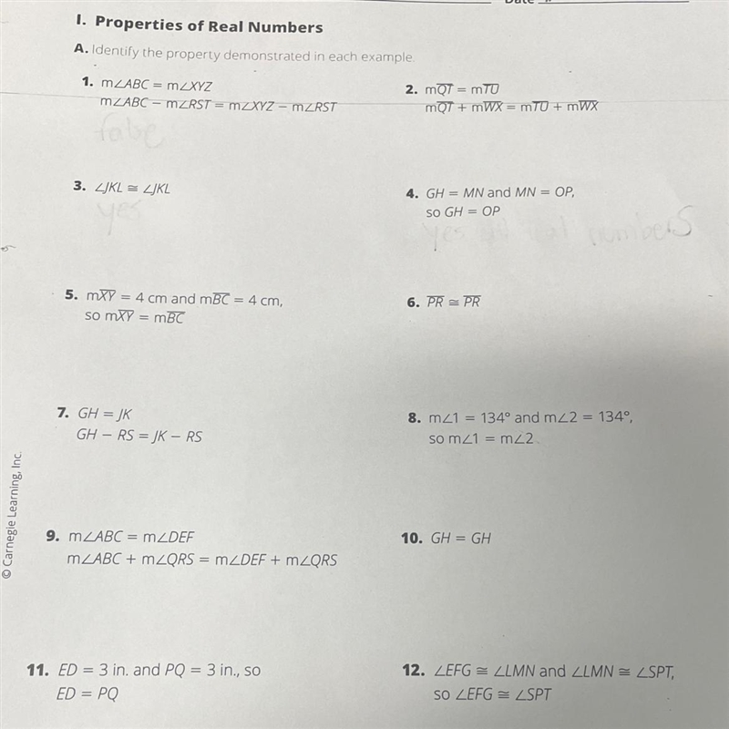 Skills practice properties of real numbers work sheet-example-1