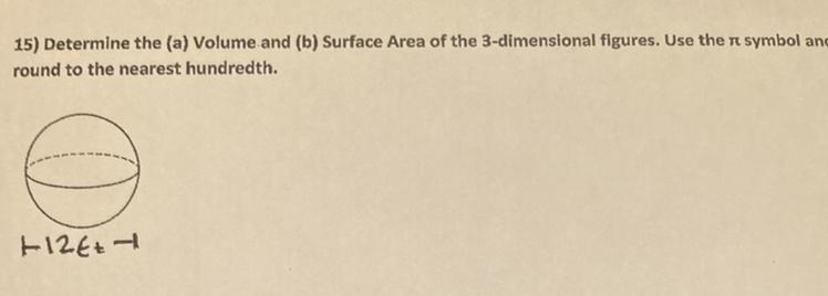 Can you please help me determine the volume and surface area-example-1