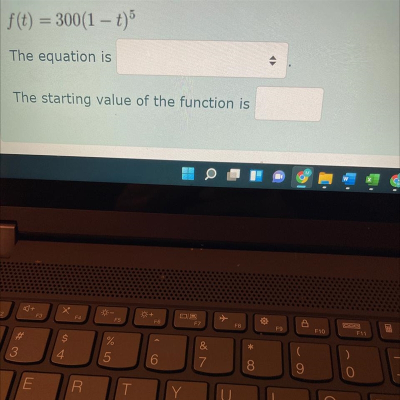 Determine whether the equation represents exponential growth exponential decay or-example-1