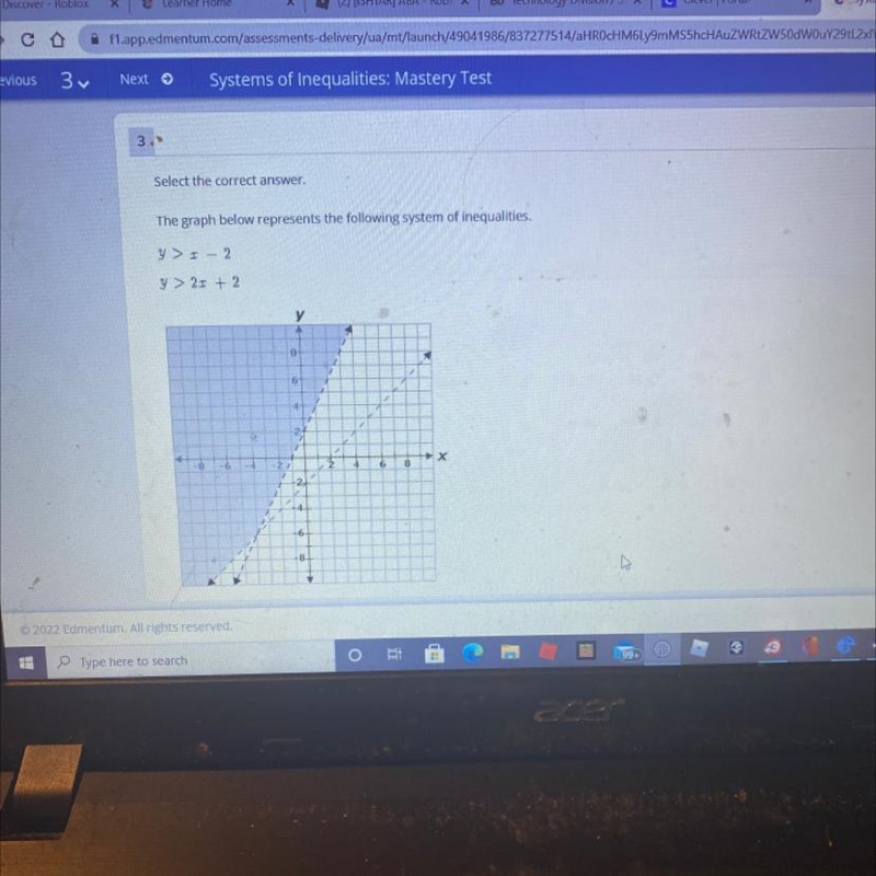 I need to know a system of inequalities answer. Which point (x,y) satisfies the given-example-1