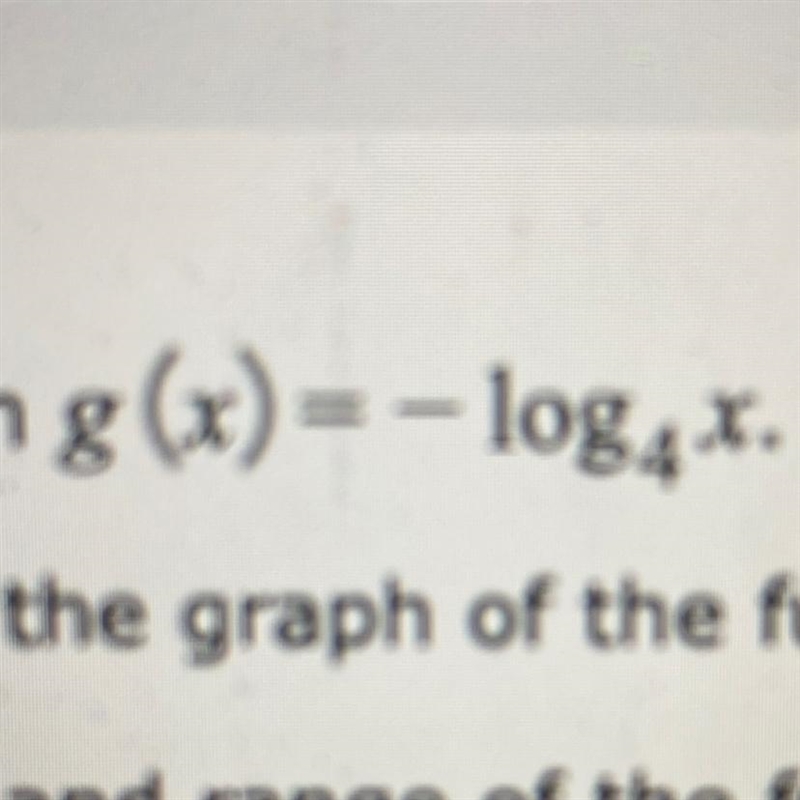 Please help me find the domain and range of the logarithmic function-example-1