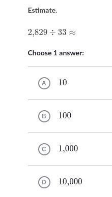 Estimate 2,829 divided by 33=?-example-1