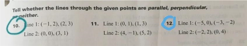 Can someone show me how to solve 10 & 12-example-1