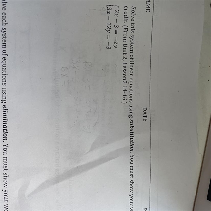 Please help must be used by solving substitution-example-1