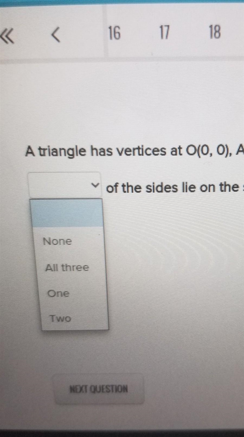 a triangle has vertices at O (0,0), A(1,0), and B (0,1) a dilation centered at (1,0) is-example-1