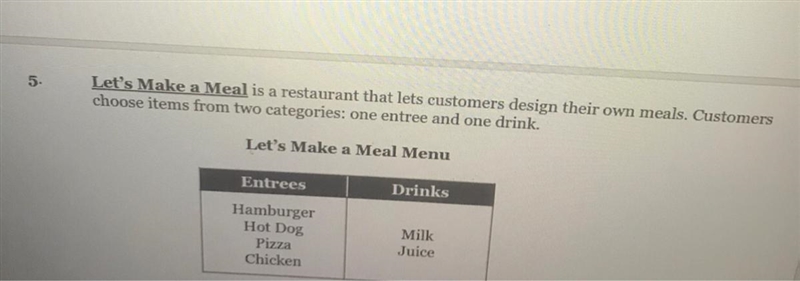 What is the probability of a meal having a chicken and juice?-example-1