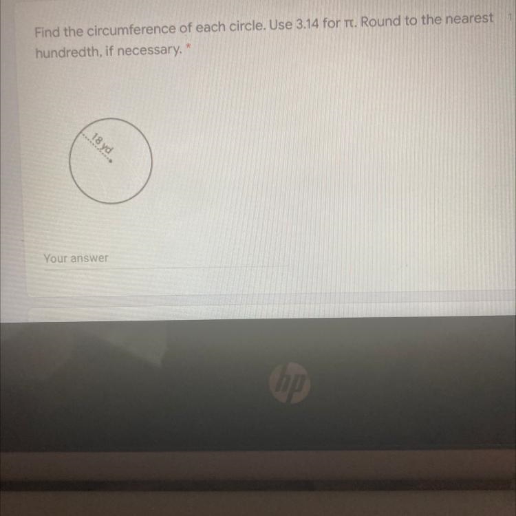 Find the circumference of each circle. Use 3.14 for T. Round to the nearest hundredth-example-1