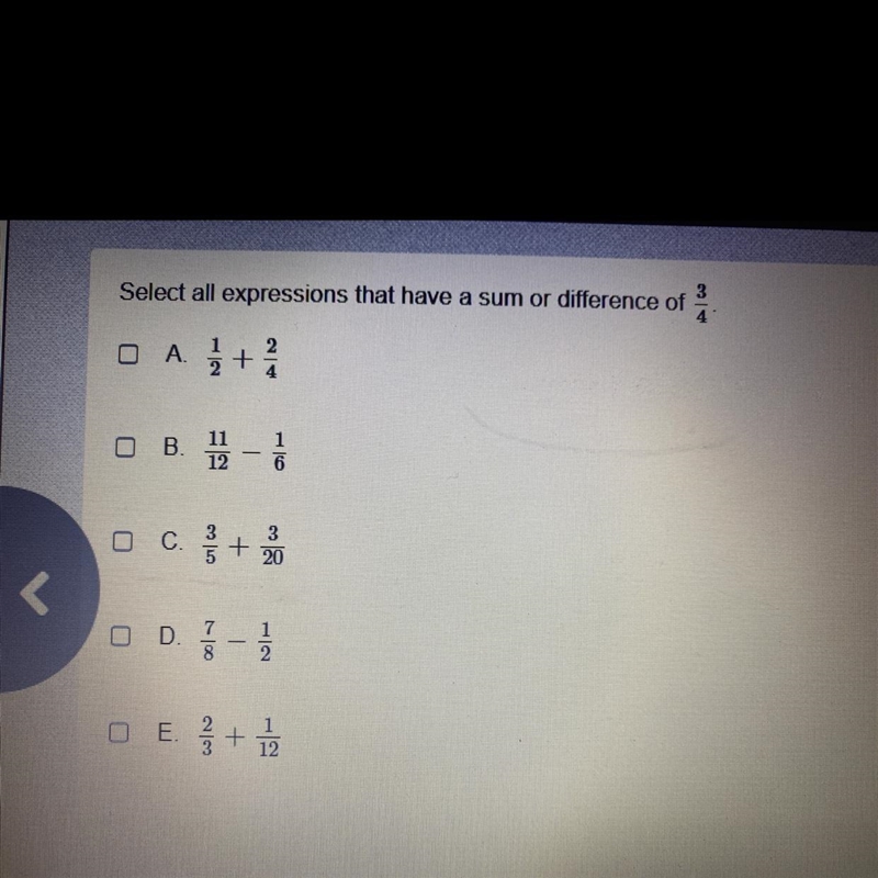 Select all expressions that have a sum or difference ofОА1+IN2leОВ.1112-16OCcalco-example-1