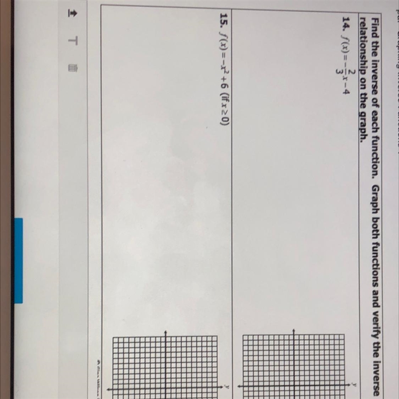 Number 14. Directions in pic. And also when you graph do the main function in red-example-1