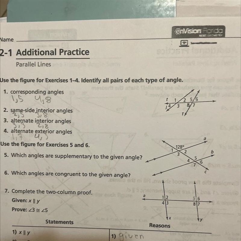 Use the figure for 5 and6. And 7-example-1