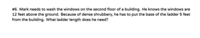 Can someone help me with this word problem please? It’s for the Pythagorean theorem-example-1