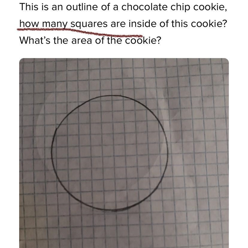 Look at the pic to see the question When counting the squares inside the outline, make-example-1