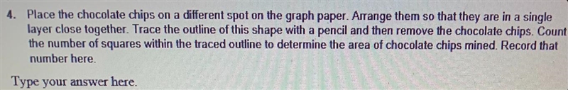 These outlines of chocolate chips take up 13 squares. What is the area of the chocolate-example-2