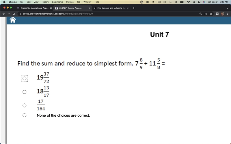 Find the sum and reduce to the simplest form-example-1