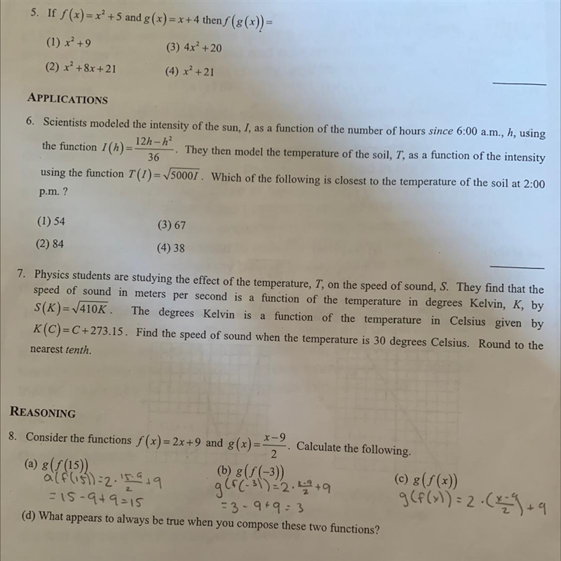 I need help with two multiple choice questions and number 7, it’s algebra. thank you-example-1