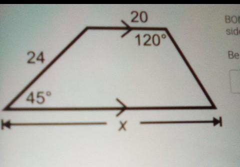 What is the length of the missing side of the trapezoid?-example-1