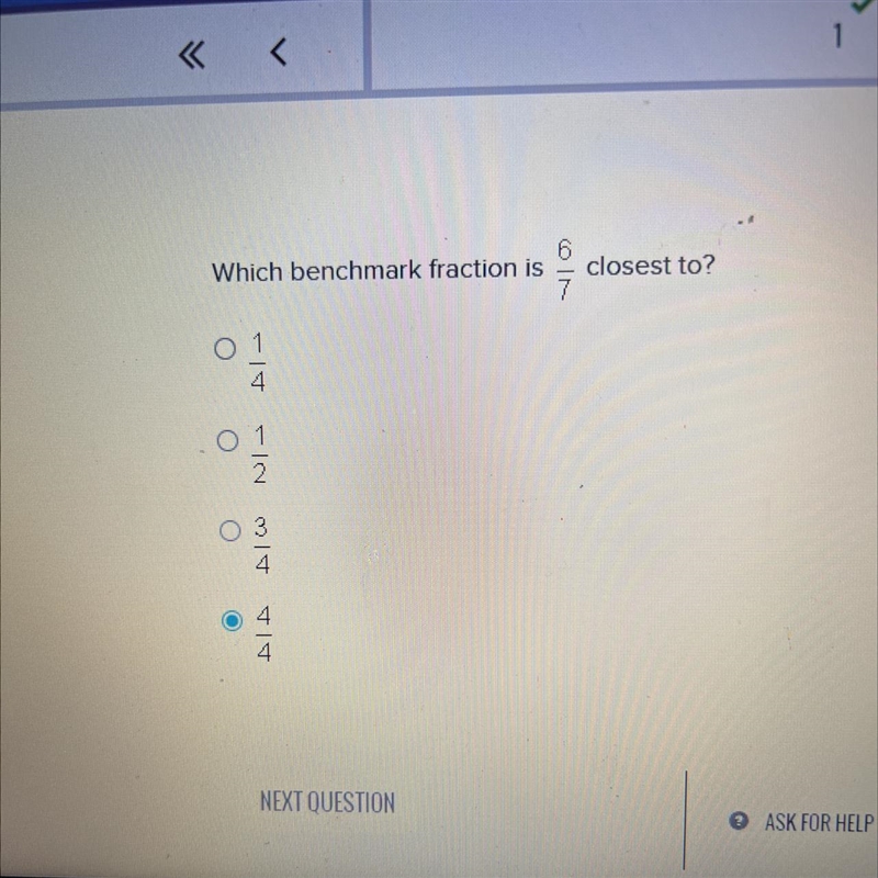 Which benchmark fraction is Please help I’m stuck-example-1