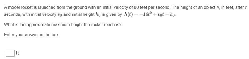 Please help me with this problem:A model rocket is launched from the ground with an-example-1