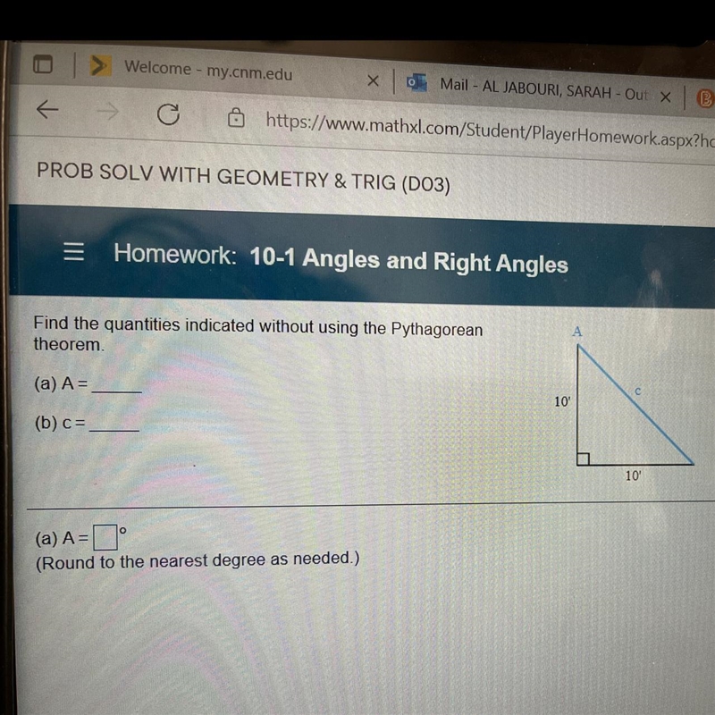 Find the qualities indicated without using the Pythagorean theorem.(Round to the nearest-example-1