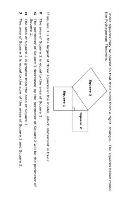 If square 3 is the largest of three squares in the model, which statement is true-example-1