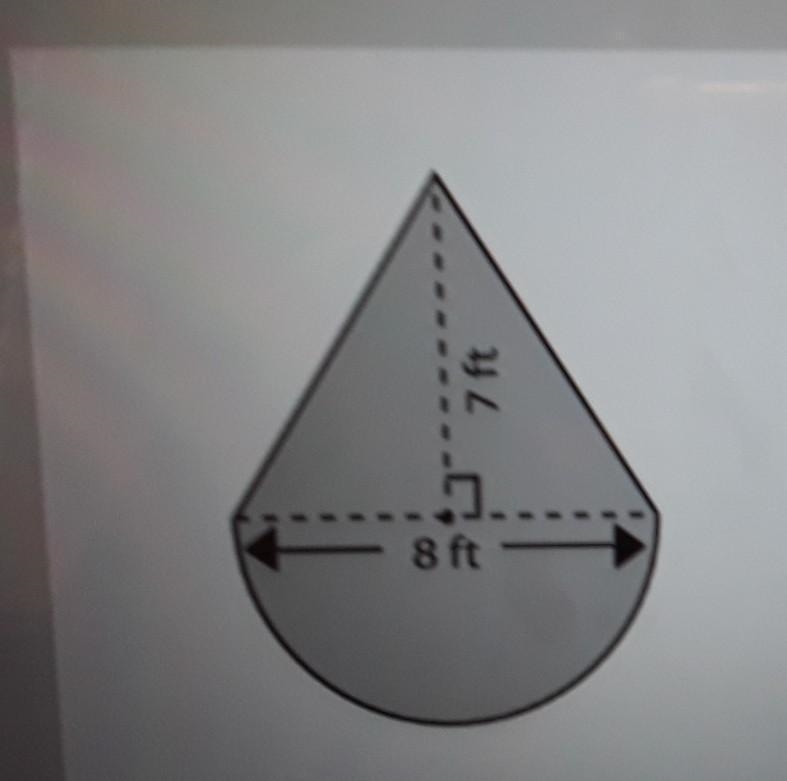 What is the area of the composite figure? I know how to find the area of a triangle-example-1