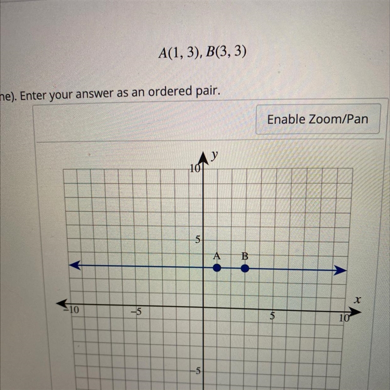 Find the y intercept if there is one enter answer as a ordered pair-example-1