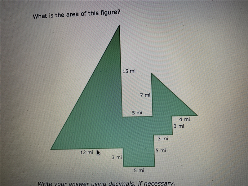 Please help me with this What is the area?-example-1